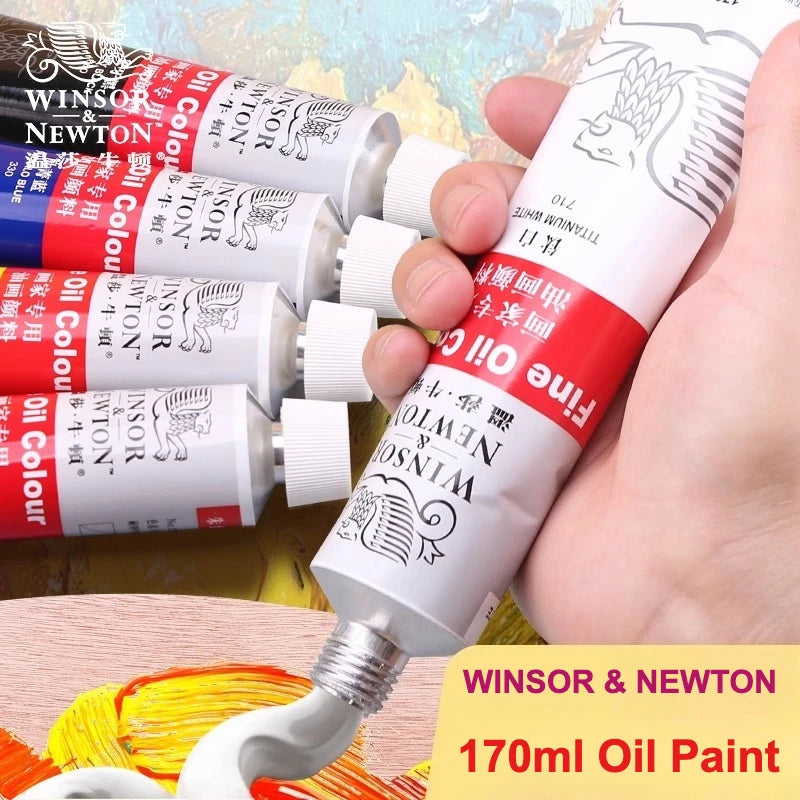 WINSOR & NEWTON-pintura al óleo de 170ml., tamaño grande