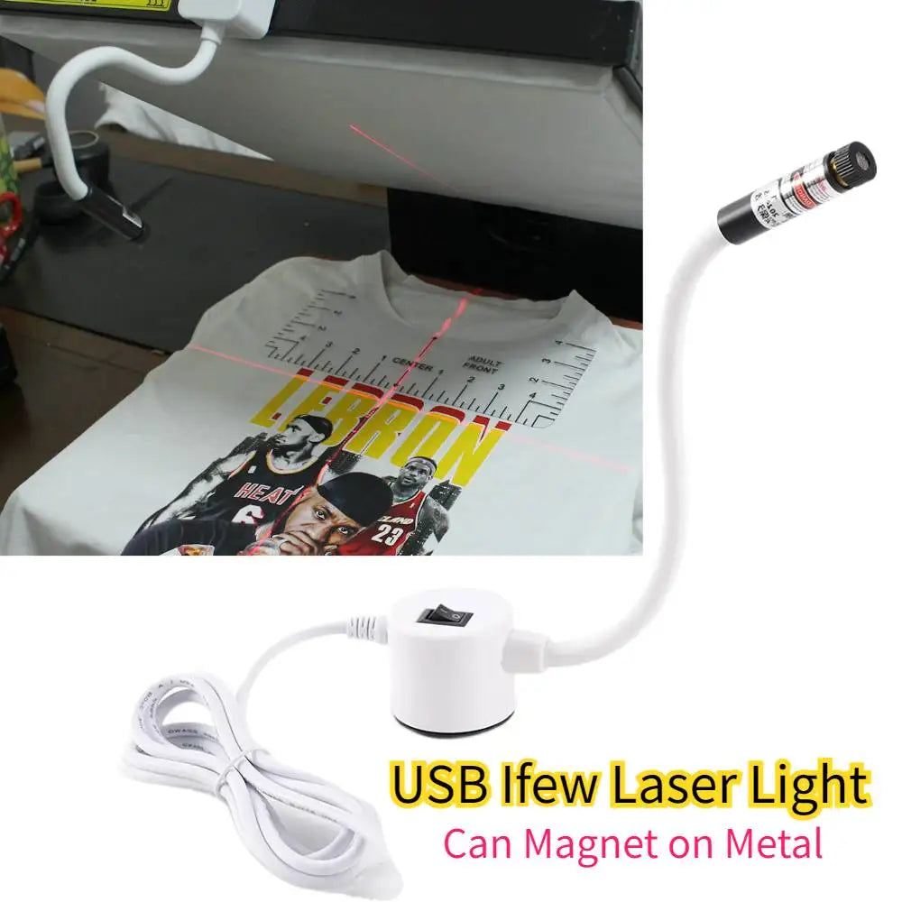 Puntero Láser USB, Kit de Posicionamiento Magnético para Transferencia