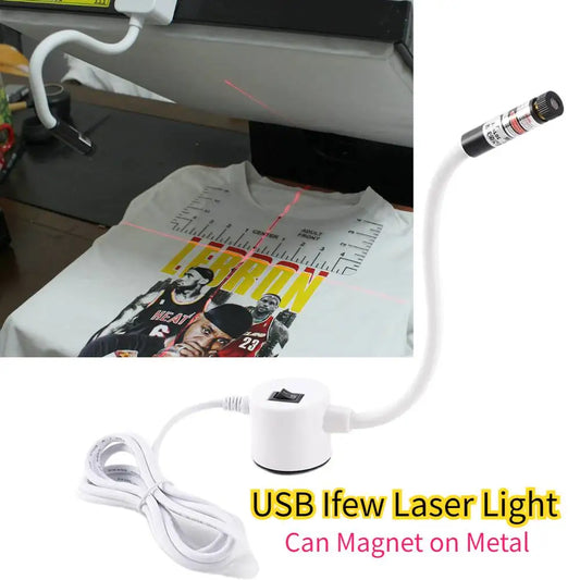 Puntero Láser USB, Kit de Posicionamiento Magnético para Transferencia