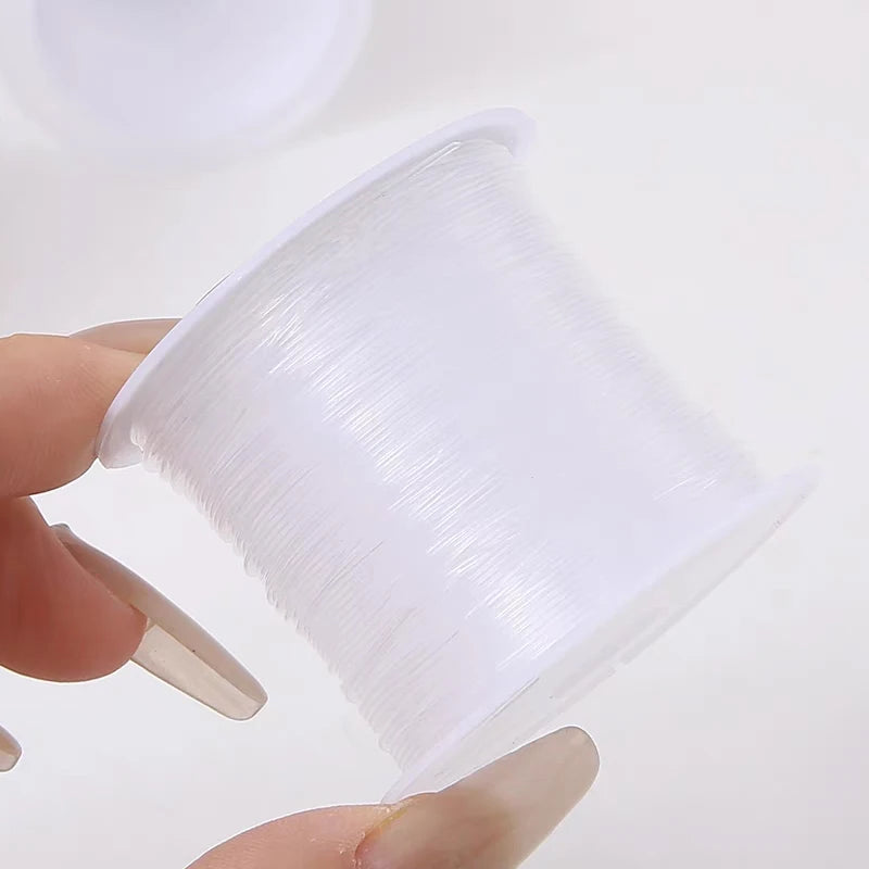 100m, hilo elástico, cordón para joyería