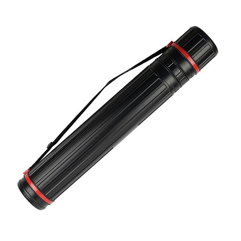 Tubo de dibujo portátil, almacenamiento de arte expandible y ajustable con correa para el hombro, ligero y duradero para exteriores