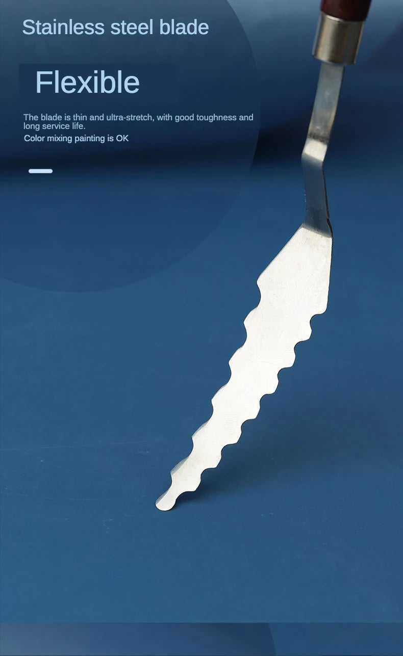 9 Herramientas de formas especiales para pintura al óleo, pintura acrílica y otras