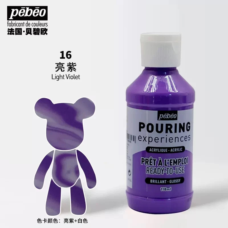 PEBEO experiencia de vertido, pintura acrílica líquida 118ml
