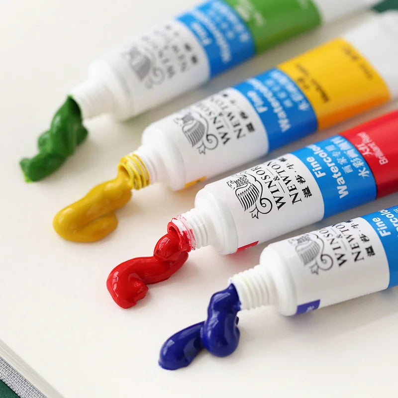 Winsor & Newton-Juego de acuarelas profesionales, 12/18/24/36 colores, 10ML