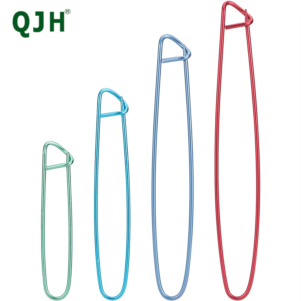 Ganchos de puntos para tejer, 4 tamaños de aluminio, 4 Uds.