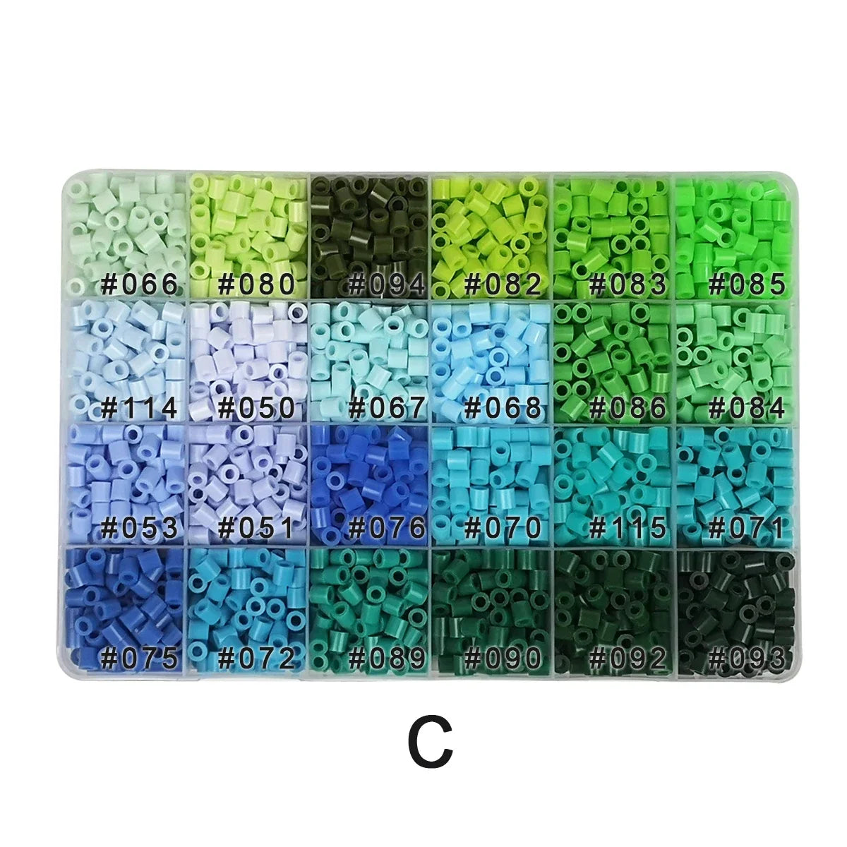 Cuentas de alta calidad para niños, juguete de Arte de 2400 piezas