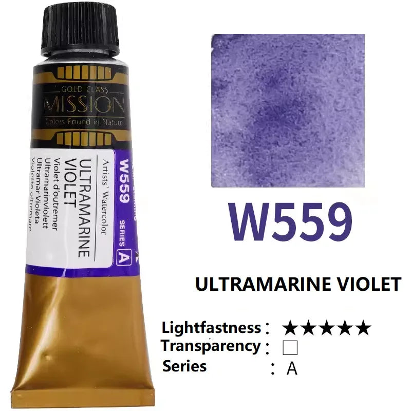 Mijello Mission Gold-acuarela de alta concentración, planta Natural,  tubos de 15ml