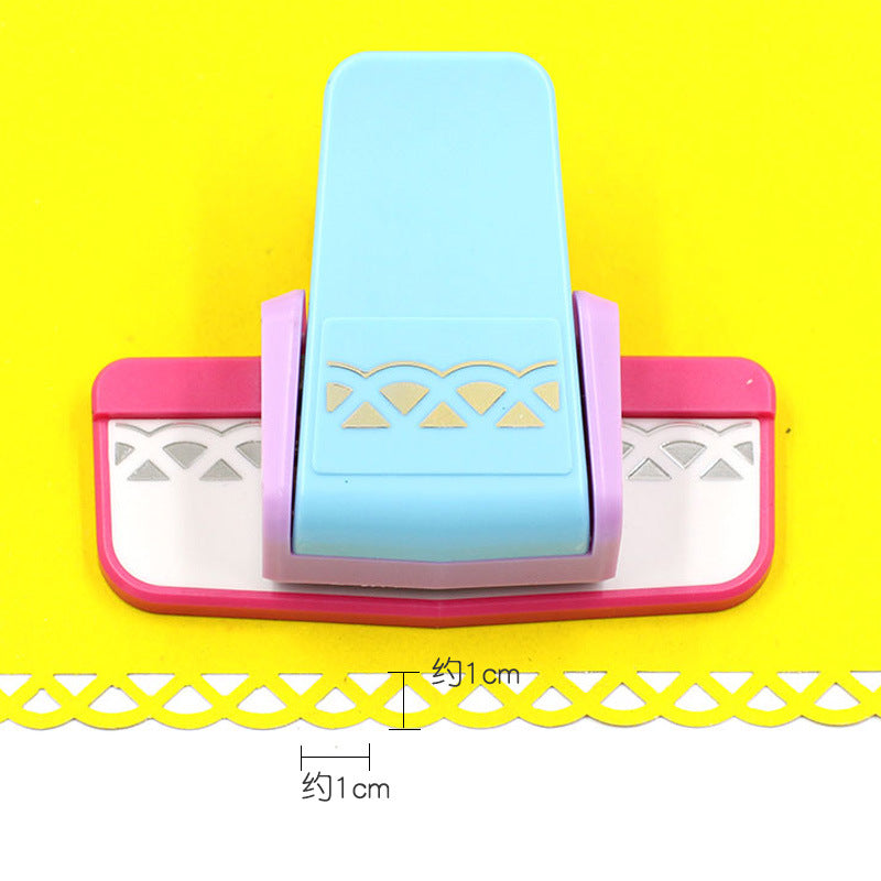 Cortador de papel en relieve de encaje decorativo para niños